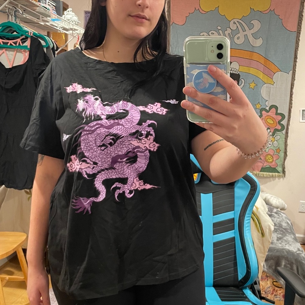 Super Cute Lavender Dragon T-Shirt